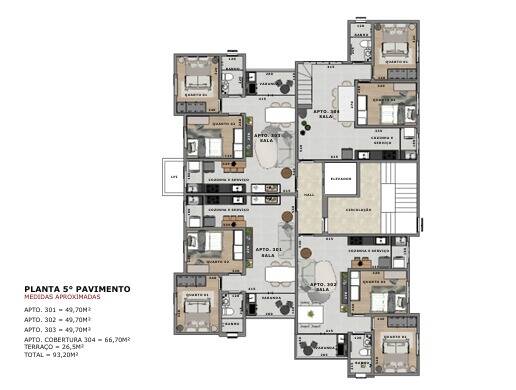 Cobertura, 3 quartos, 26 m² - Foto 6