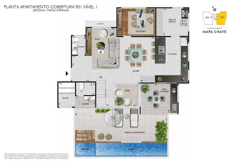 Cobertura, 4 quartos, 57 m² - Foto 2